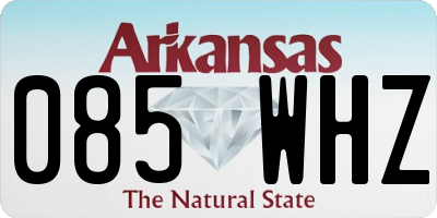 AR license plate 085WHZ