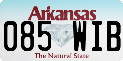AR license plate 085WIB