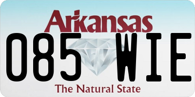AR license plate 085WIE
