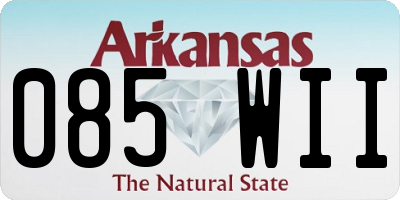 AR license plate 085WII