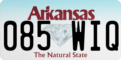 AR license plate 085WIQ