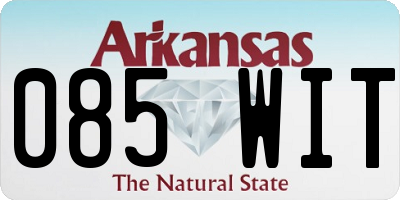 AR license plate 085WIT