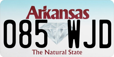 AR license plate 085WJD