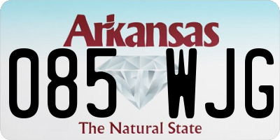 AR license plate 085WJG