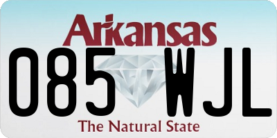 AR license plate 085WJL