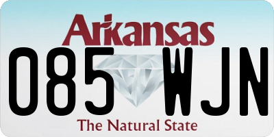 AR license plate 085WJN