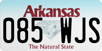 AR license plate 085WJS