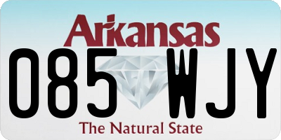AR license plate 085WJY