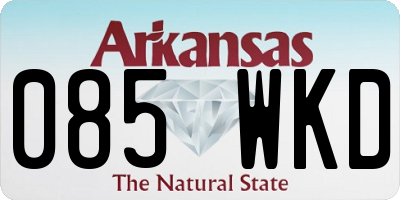 AR license plate 085WKD