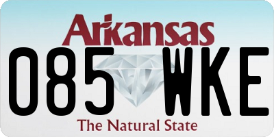 AR license plate 085WKE