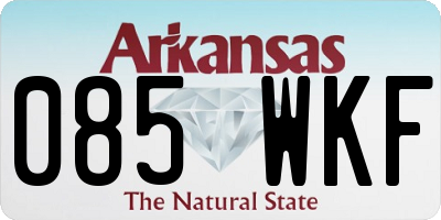 AR license plate 085WKF