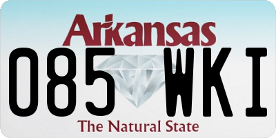 AR license plate 085WKI
