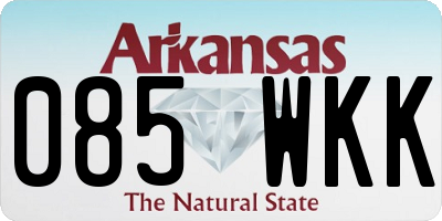 AR license plate 085WKK