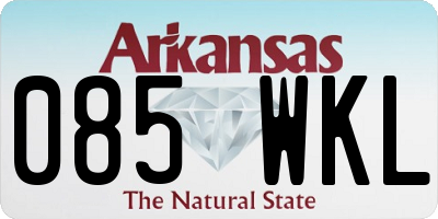 AR license plate 085WKL