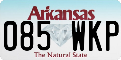 AR license plate 085WKP