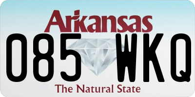 AR license plate 085WKQ