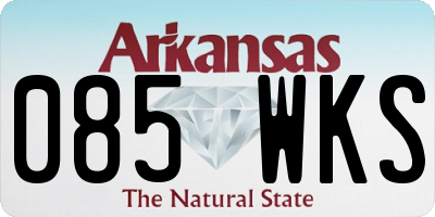 AR license plate 085WKS