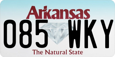 AR license plate 085WKY