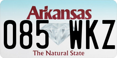 AR license plate 085WKZ
