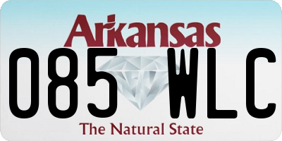 AR license plate 085WLC