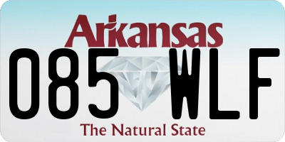 AR license plate 085WLF