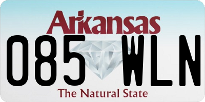 AR license plate 085WLN