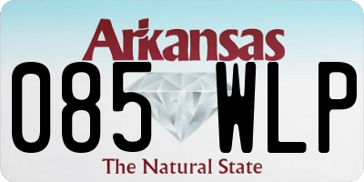 AR license plate 085WLP