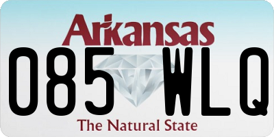 AR license plate 085WLQ