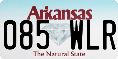 AR license plate 085WLR