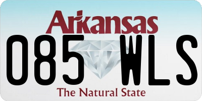 AR license plate 085WLS