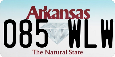AR license plate 085WLW