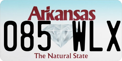 AR license plate 085WLX