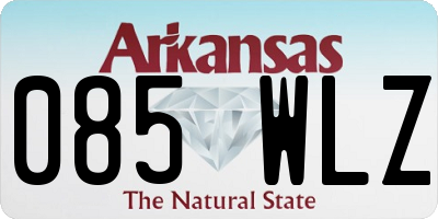 AR license plate 085WLZ