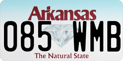 AR license plate 085WMB