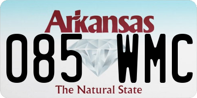 AR license plate 085WMC