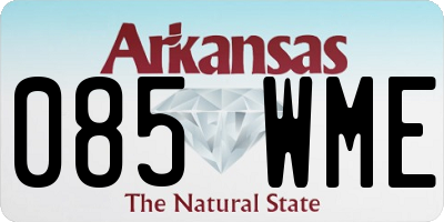 AR license plate 085WME
