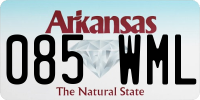 AR license plate 085WML