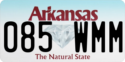 AR license plate 085WMM