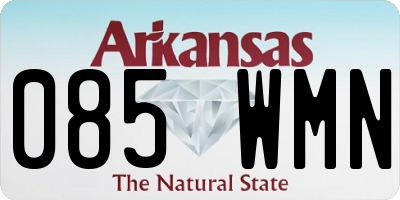 AR license plate 085WMN