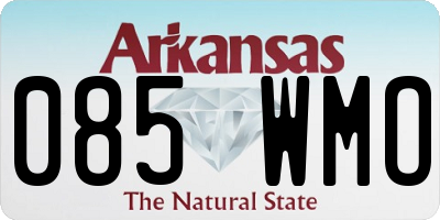 AR license plate 085WMO