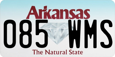 AR license plate 085WMS