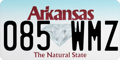 AR license plate 085WMZ