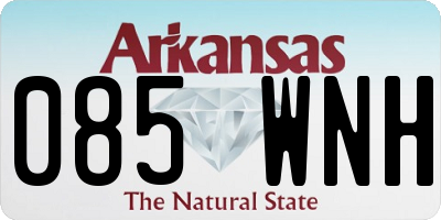 AR license plate 085WNH
