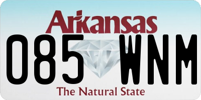 AR license plate 085WNM