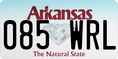 AR license plate 085WRL