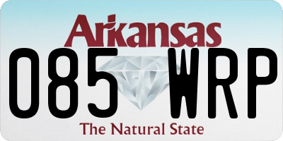 AR license plate 085WRP