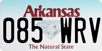 AR license plate 085WRV