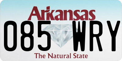 AR license plate 085WRY