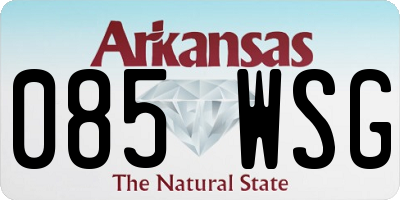 AR license plate 085WSG