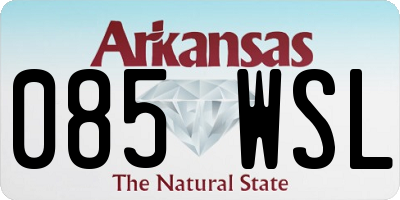 AR license plate 085WSL